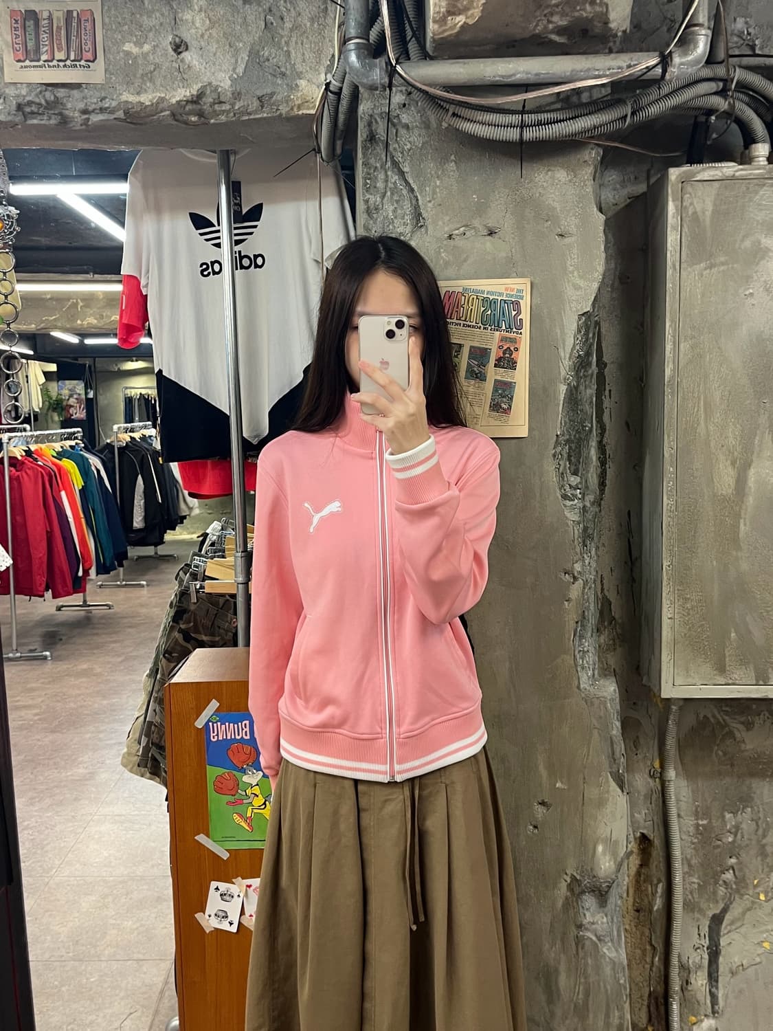 퓨마 져지 핑크 M #csz1380 상품이미지2