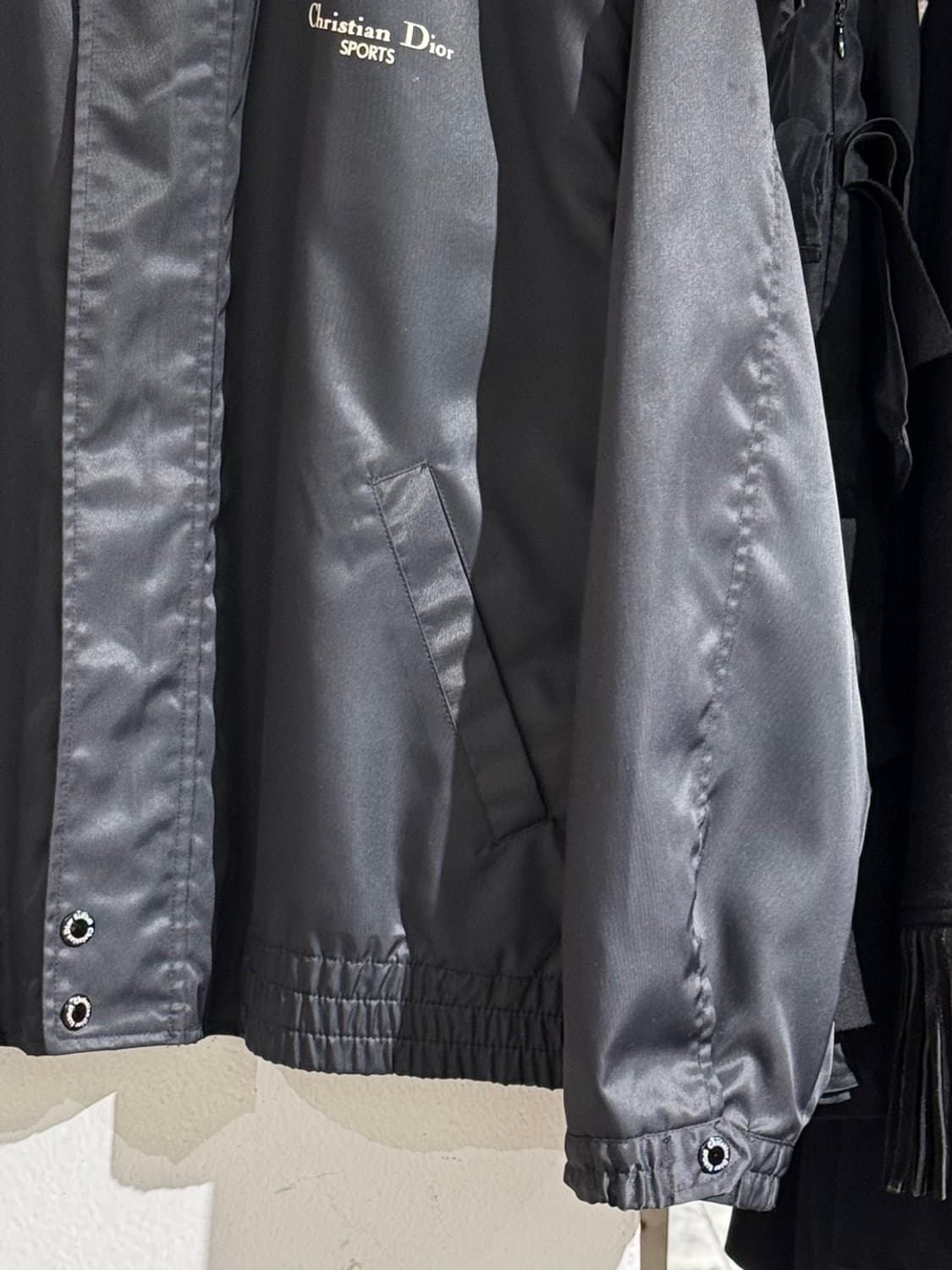크리스찬 디올 몬슈어 스포츠 블랙 나일론 블루종 자켓 상품이미지5