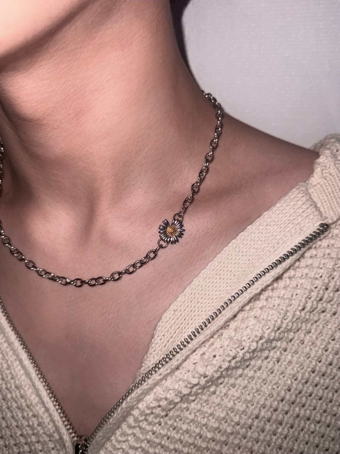 Lavender chain necklace 목걸이 상품이미지5