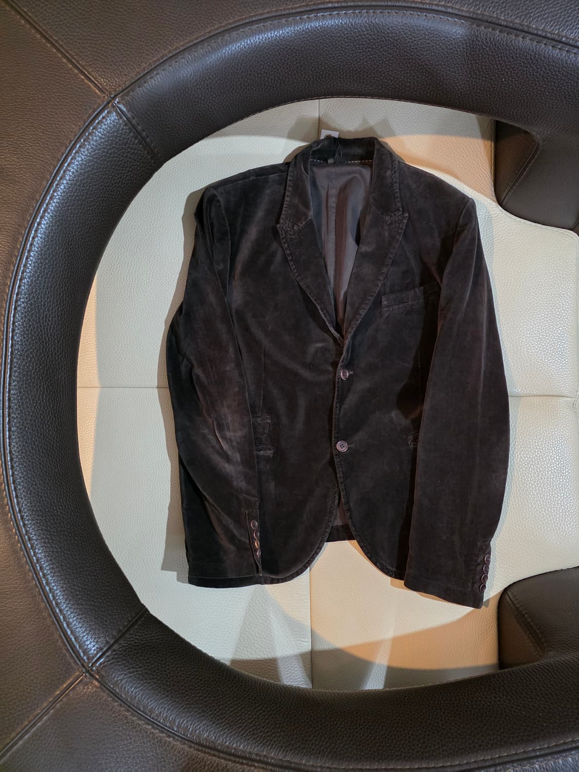 00s neil barrett velvet jacket 상품이미지2