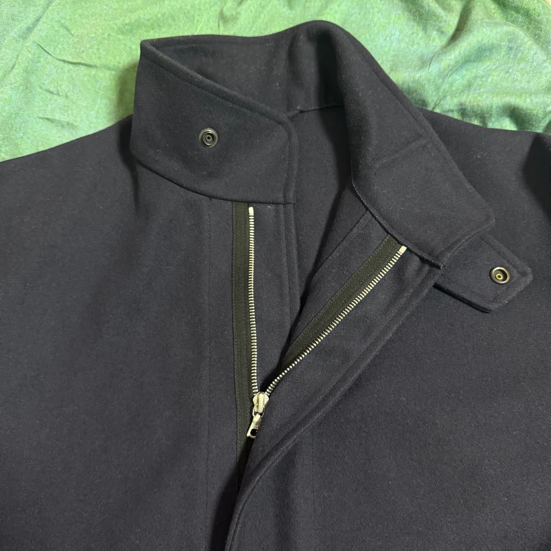 [2]코모리 펠튼 울 나일론 Zip 블루종 자켓 상품이미지8