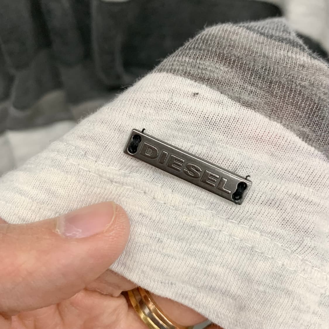 DIESEL 디젤 스트라이프 롱슬리브 상품이미지6