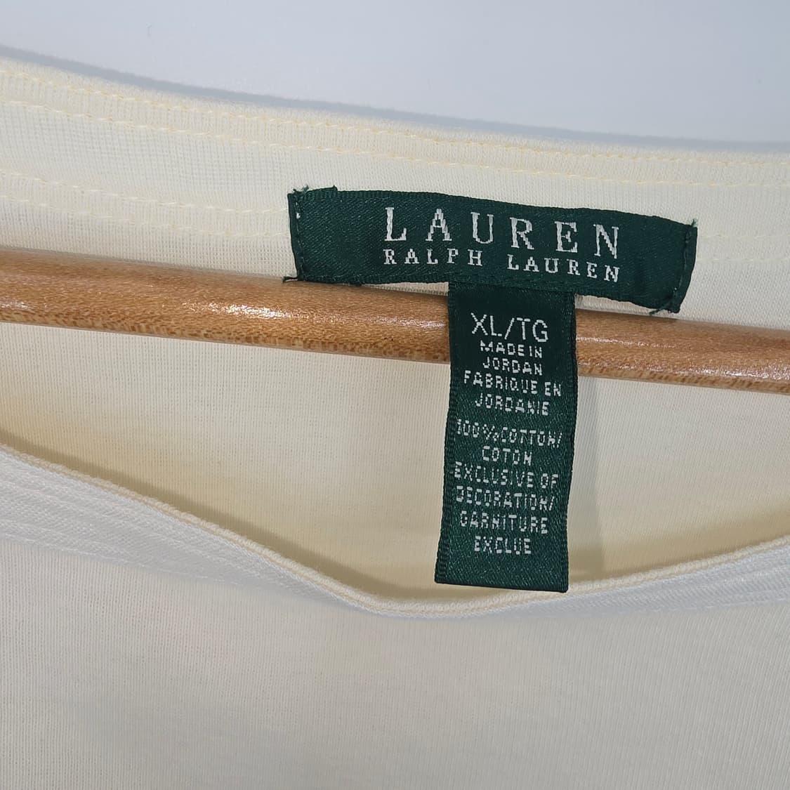 LAUREN RALPH LAUREN 레이스업 디테일 티셔츠 상품이미지3