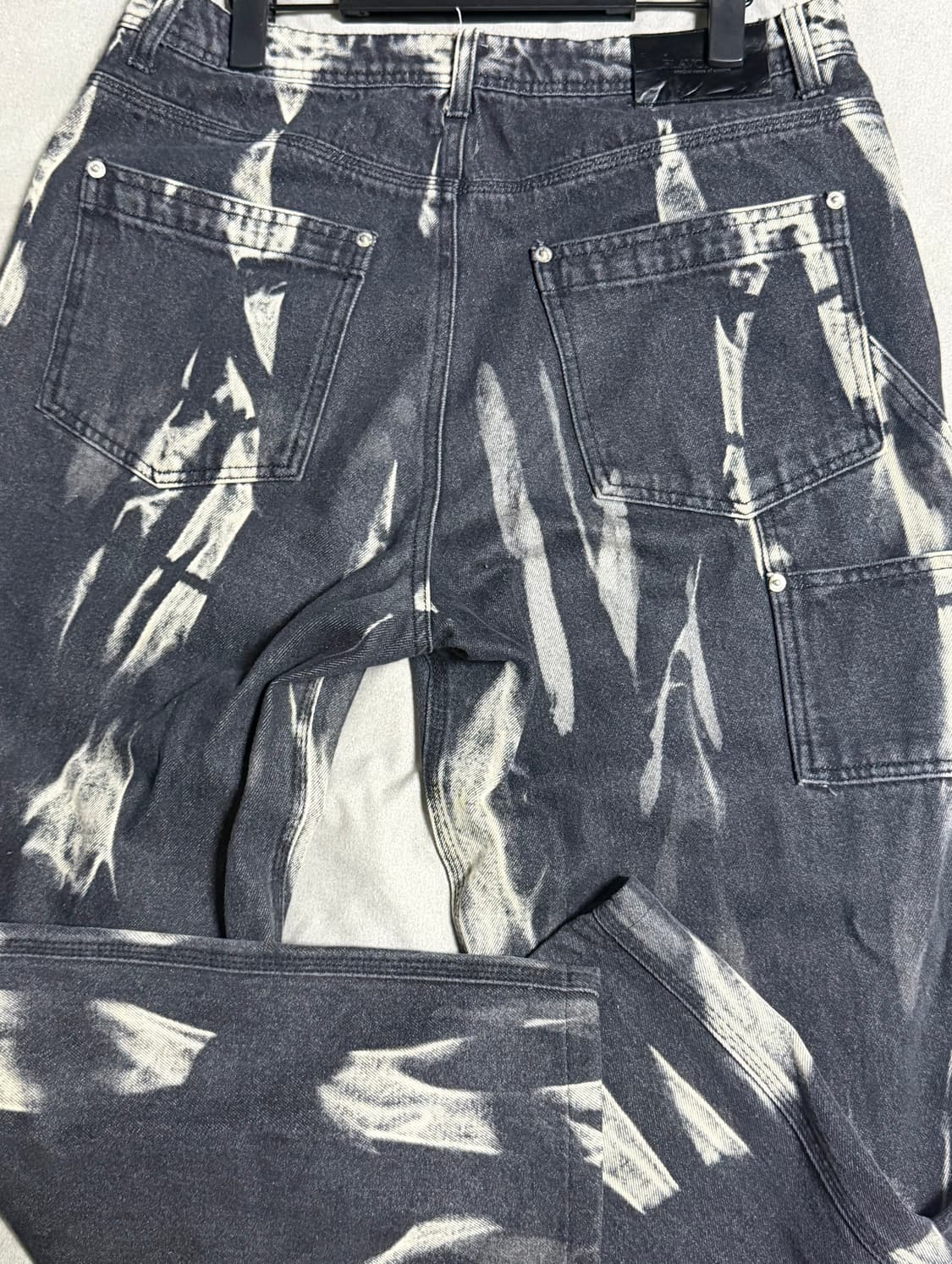 플레이버리즘 타이다이 카펜터 데님 팬츠 XL 상품이미지4