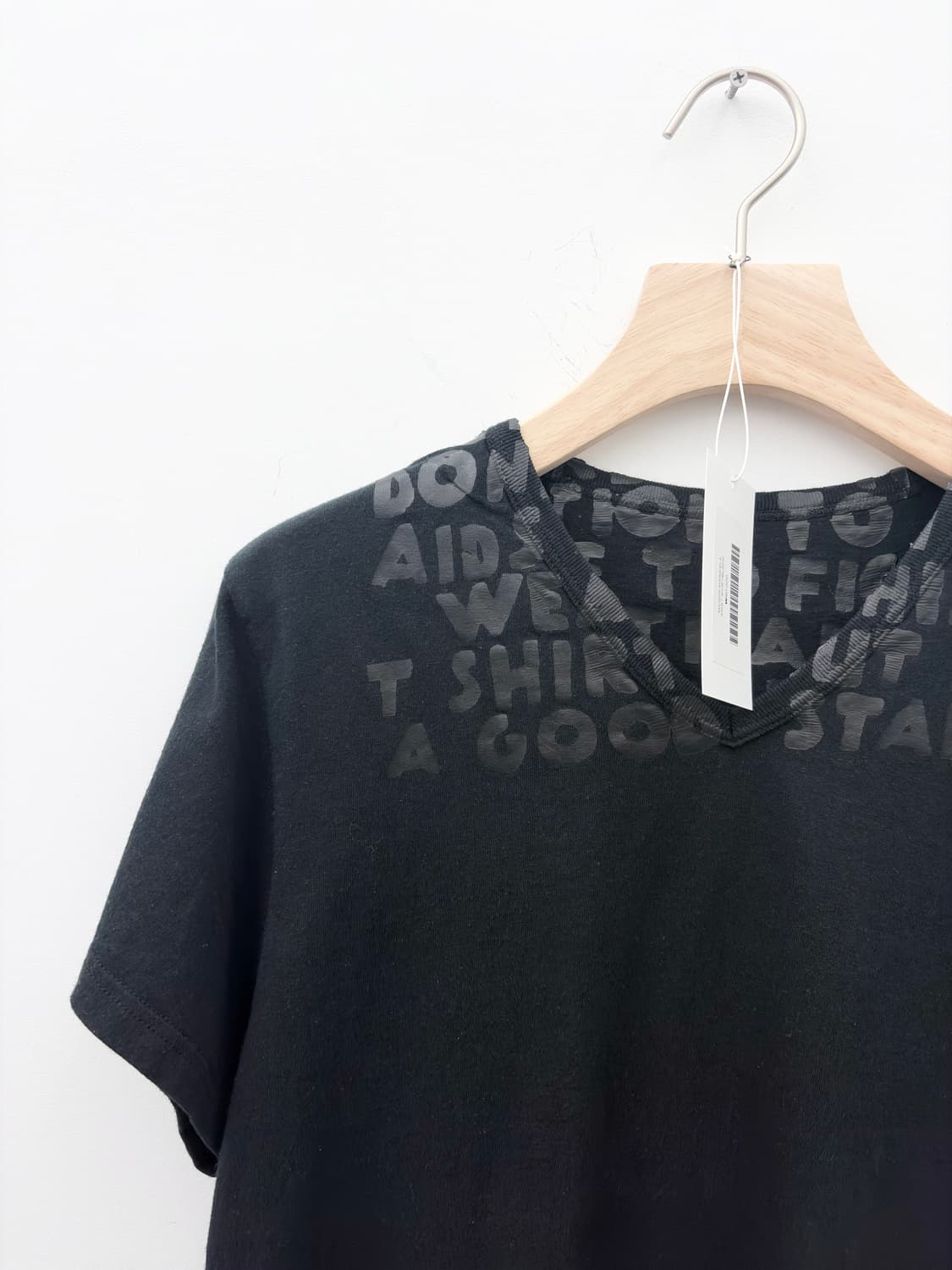 AIDS T SHIRT(BLACK) 상품이미지2