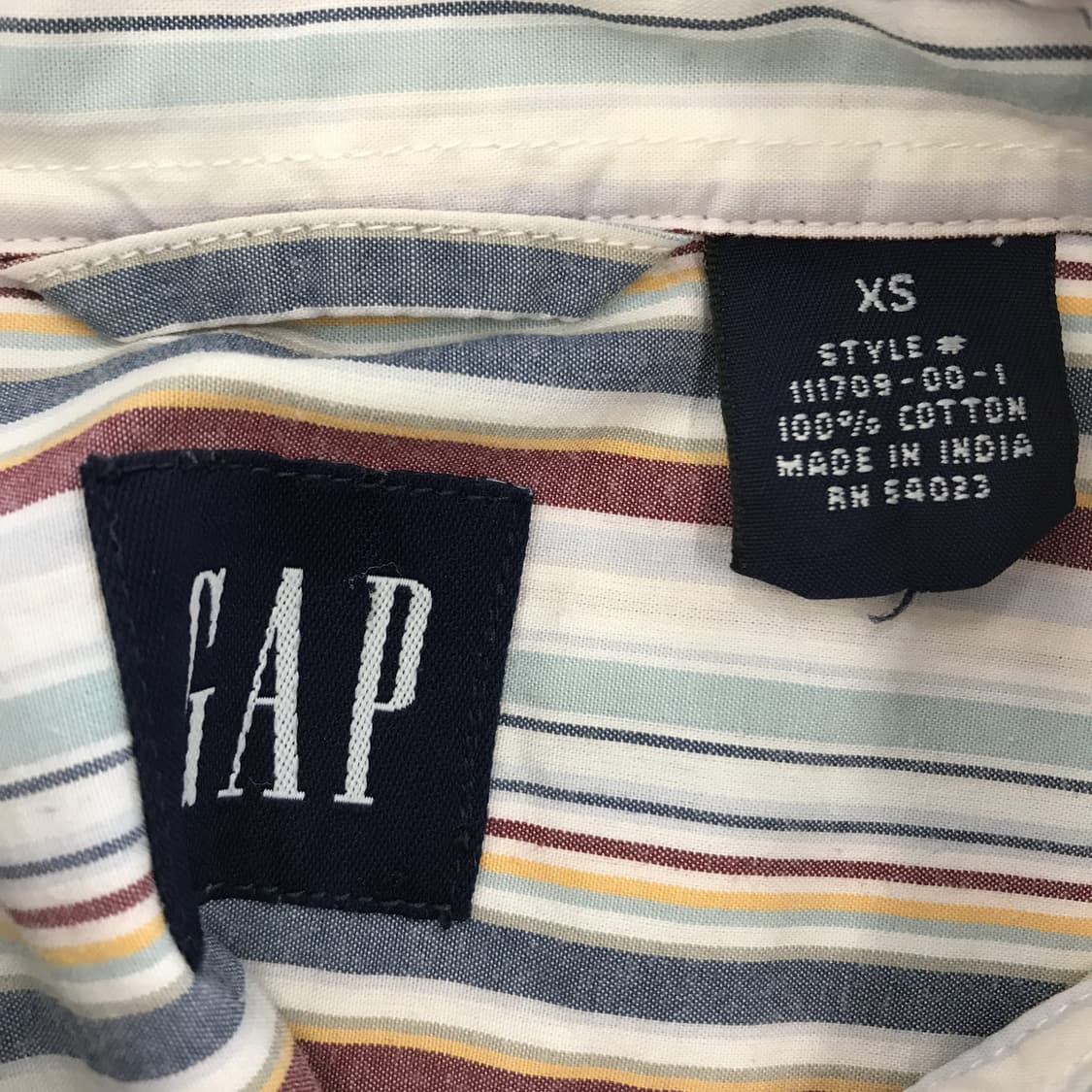 올드갭 OLD GAP 반팔셔츠 스트라이프 [90-95] 상품이미지4