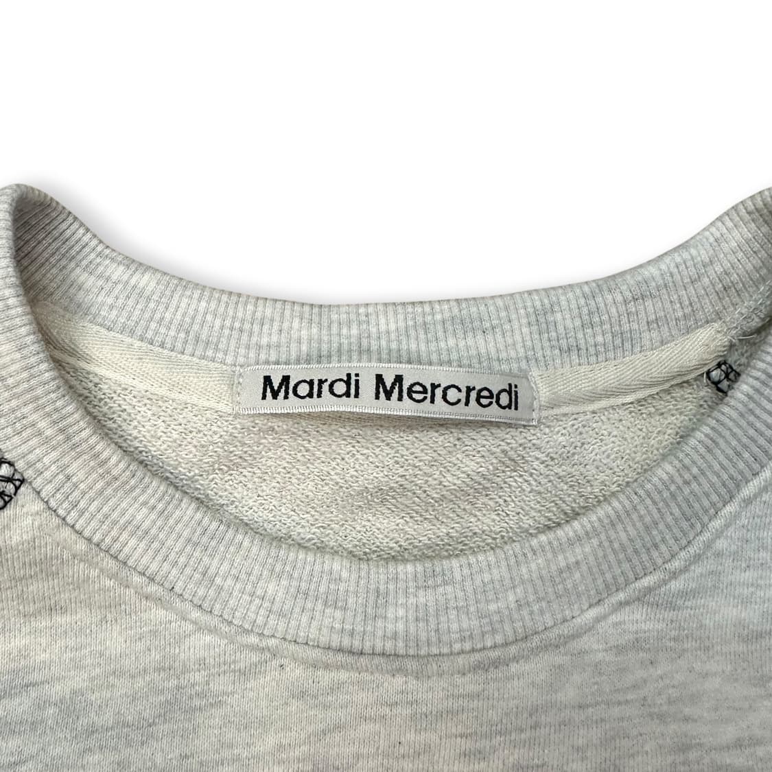 마르디메크르디 크롭 맨투맨 상품이미지4