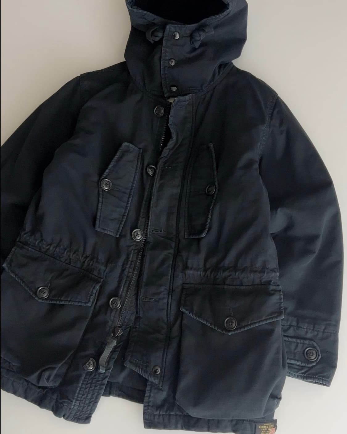 데님앤서플라이 밀리터리 립스탑 파카 S 상품이미지2