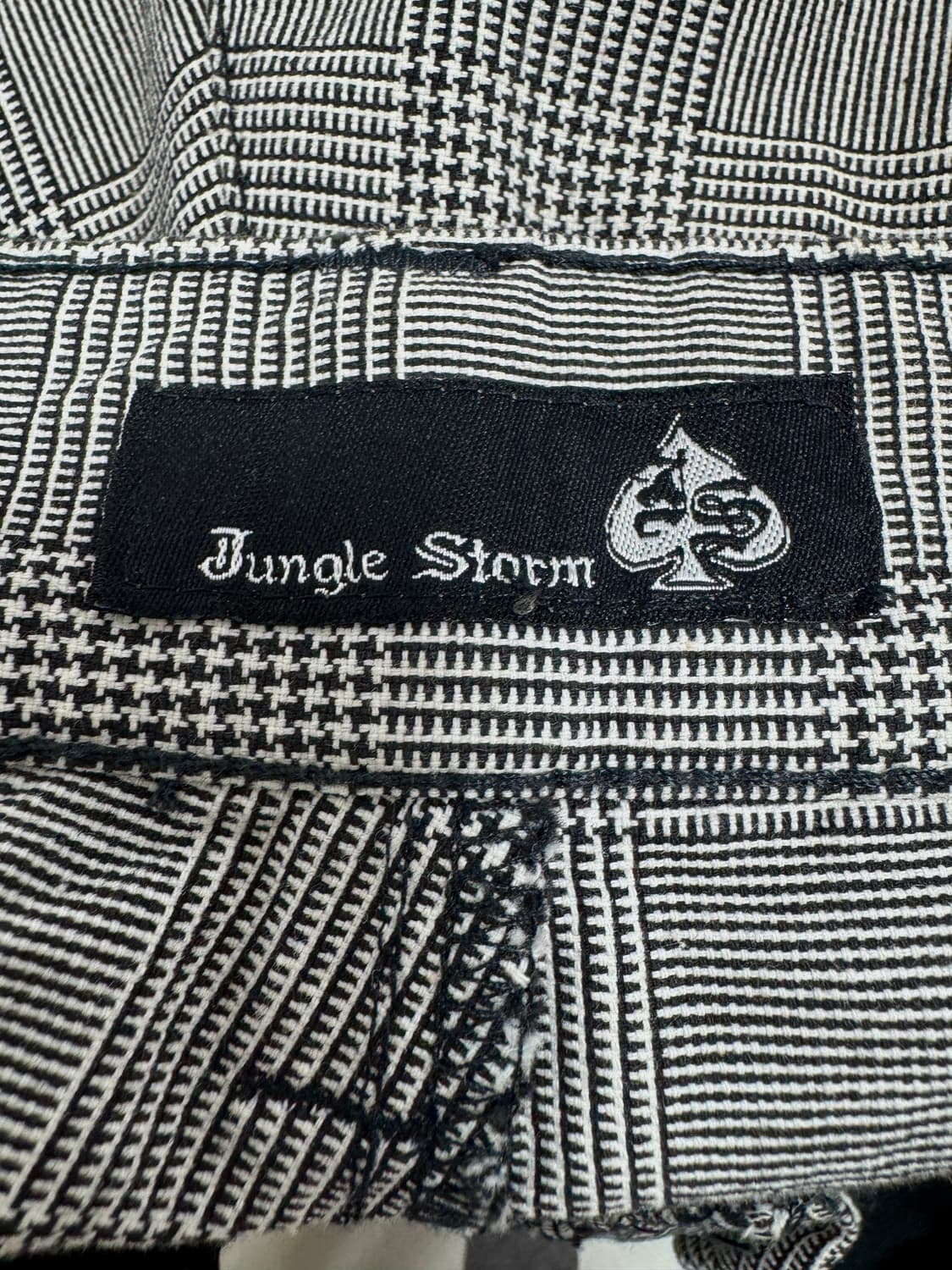 [신품급] 일본 정글스톰 하운드투쓰 체크 코튼 100% 팬츠 / 84 ( 상품이미지1