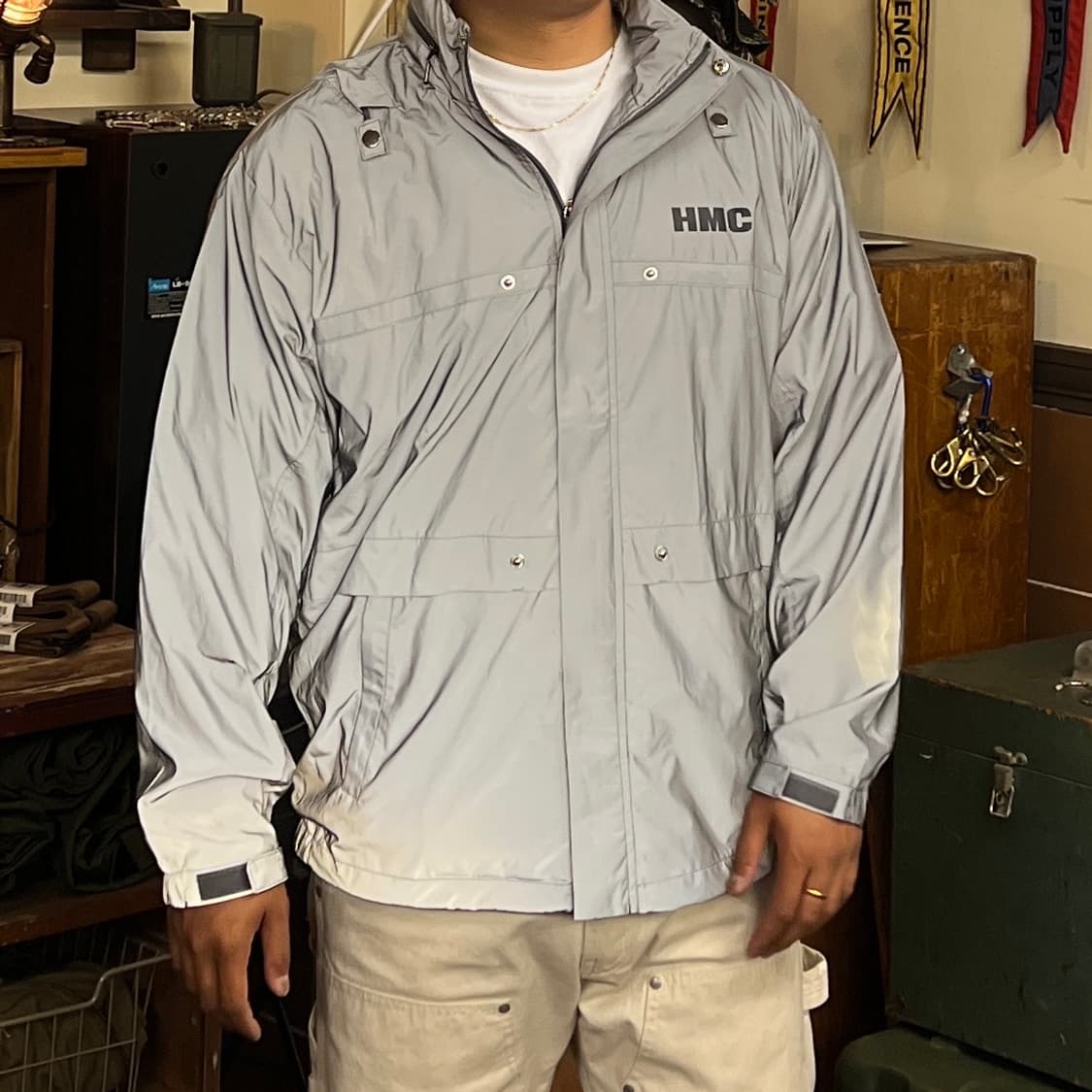 HMC Light Reflex Wind Jacket Grey 상품이미지6