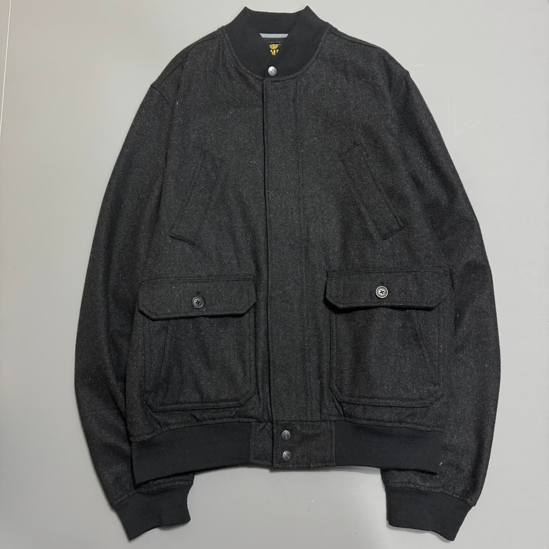 ELEMENT 차콜컬러 울 혼방 히든 집업 4포켓 블루종 자켓 상품이미지7