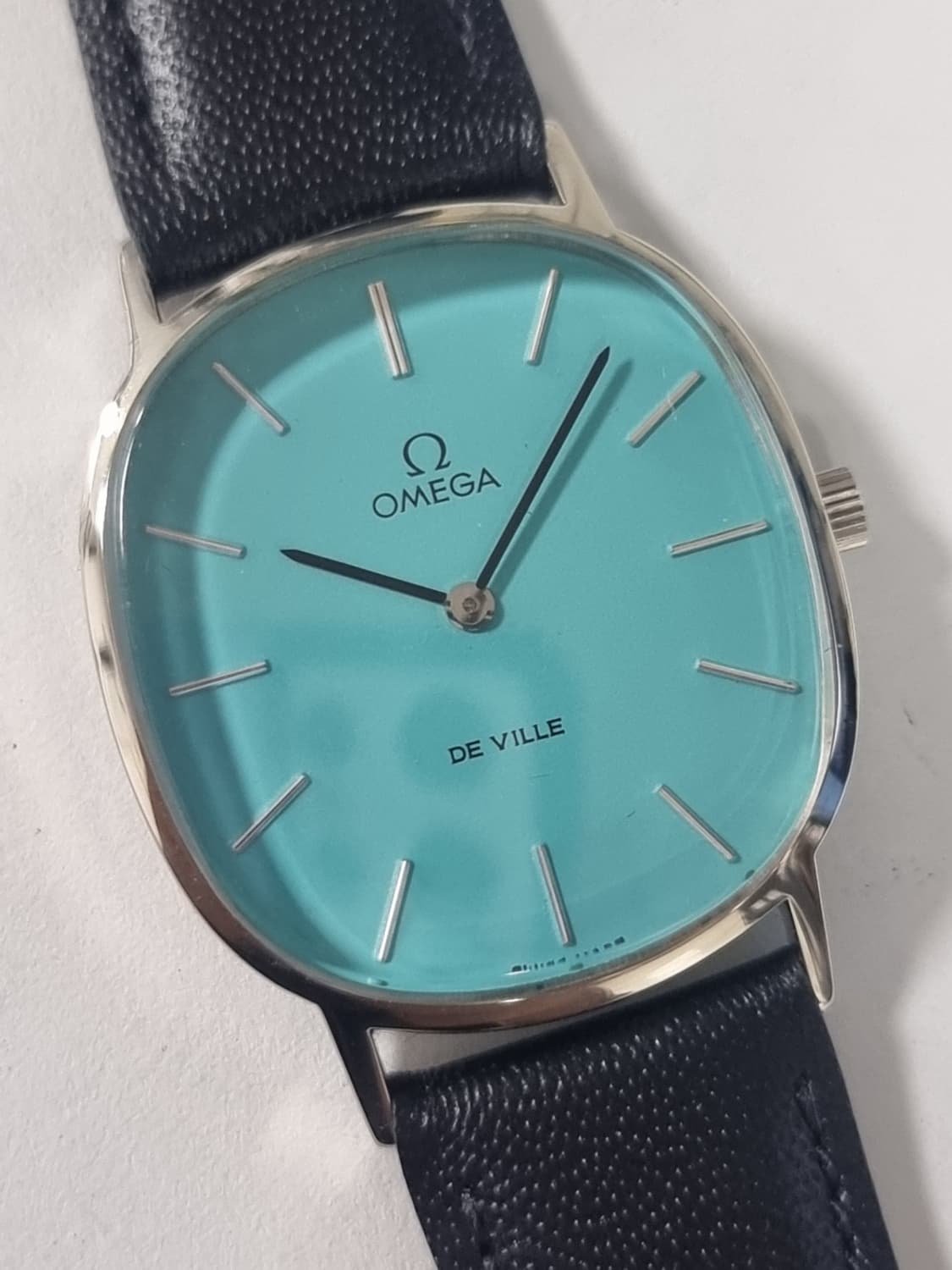 정품 OMEGA 수동  빈티지 드빌 티파니 다이얼 시계 35mm 상품이미지3