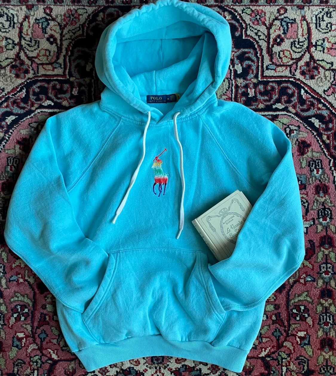 폴로 랄프로렌 레인보우 포니 기모 후디 상품이미지1