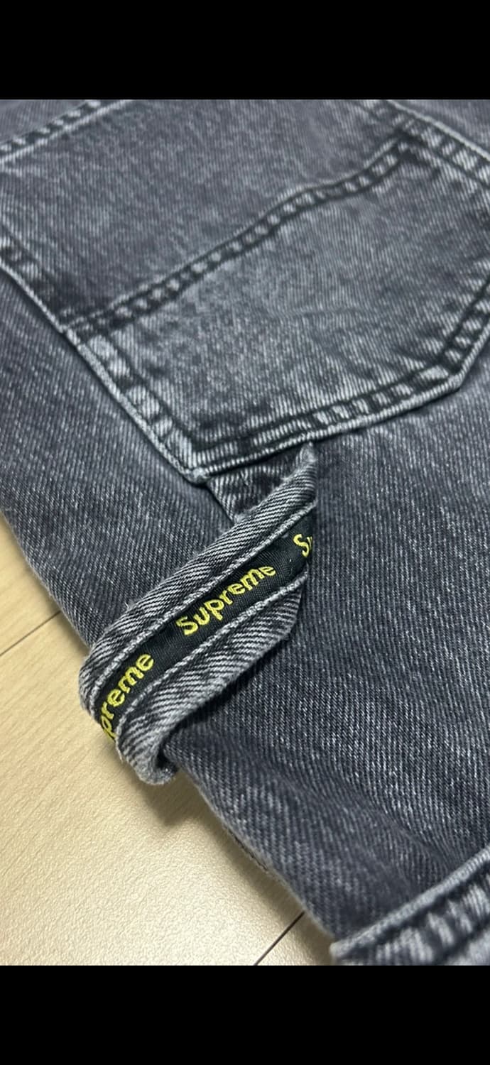 23ss 슈프림 더블니 블랙진 상품이미지1