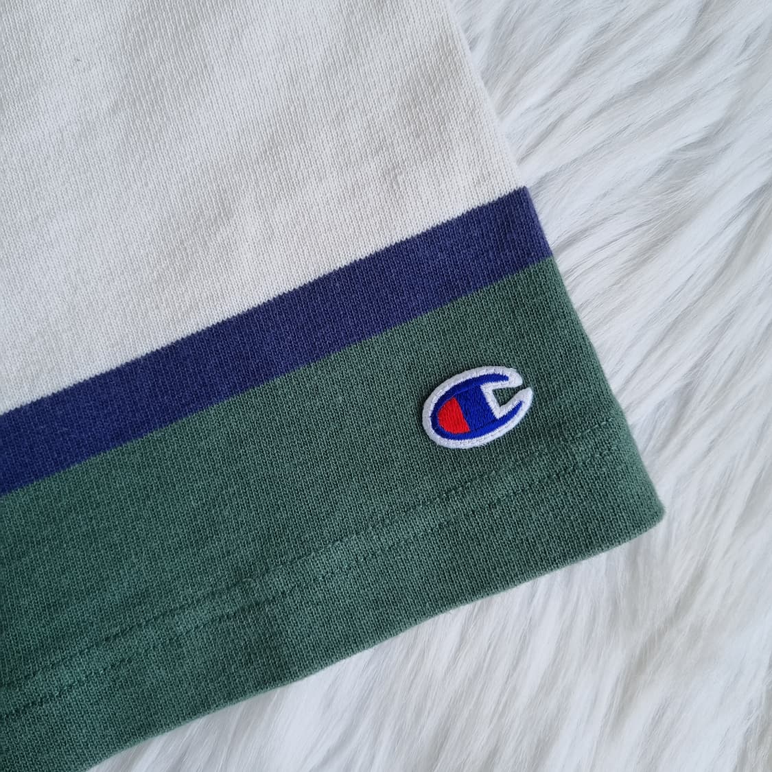 챔피온 Champion C3-R303 스트라이프 반팔티 1985 상품이미지6