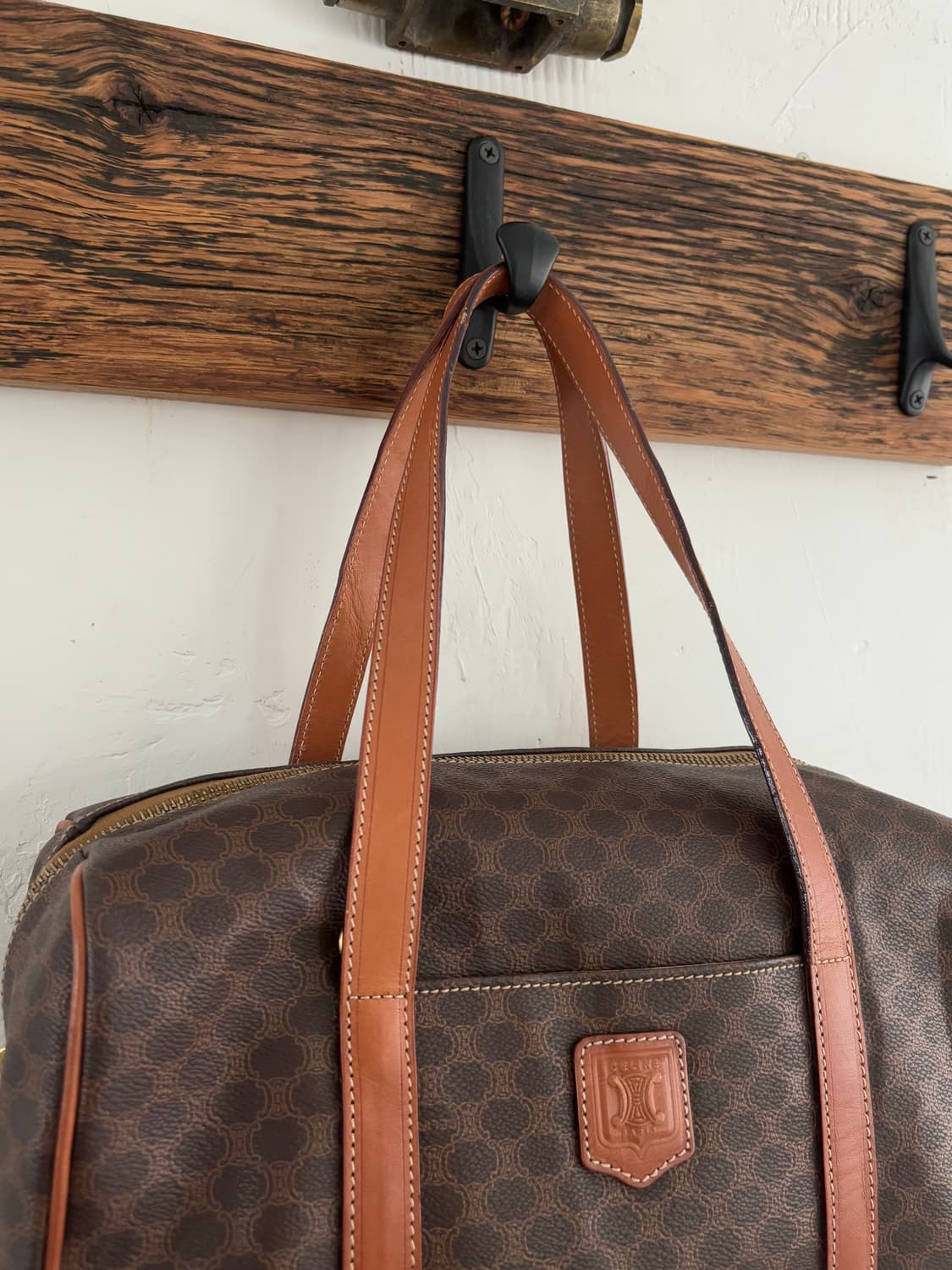 Celine 셀린느 마카담 브라운 보스턴 백 상품이미지4