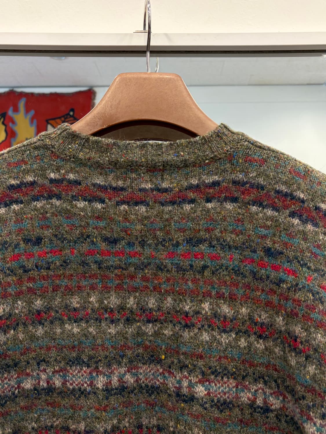 90s Harley & Co 빈티지 페어아일 울 니트 (made UK) 상품이미지5