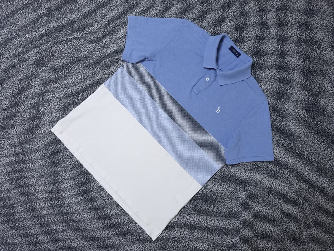 [무료배송][110]헤지스 남성용 피케 반팔티 카라티 상품이미지3