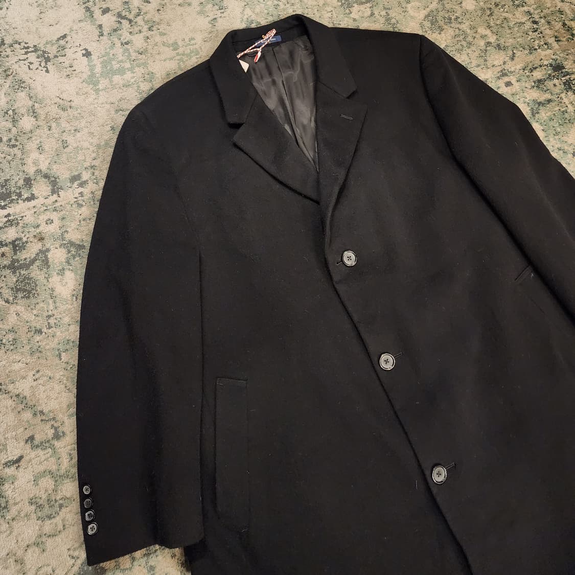 90s 오리지날 폴로 캐시미어 싱글롱코트 상품이미지2