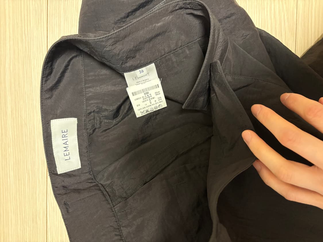 르메르 드라이실크 팬츠 에스프레소 상품이미지5