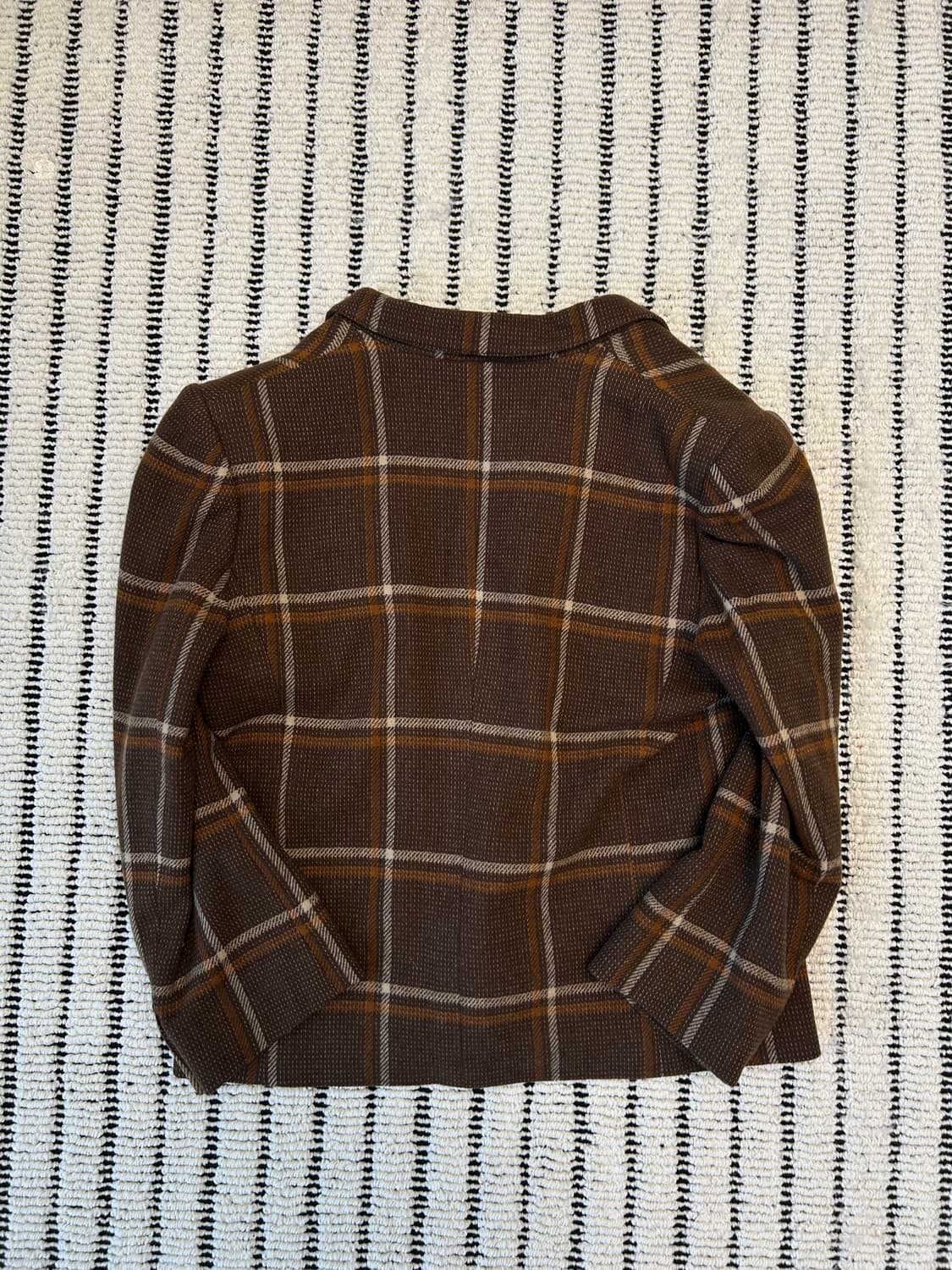 체크 숏 빈티지 자켓 상품이미지3