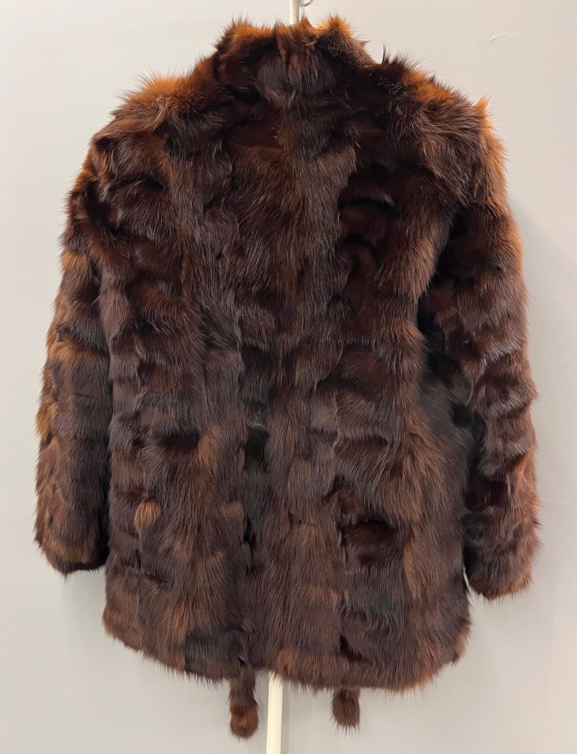 퍼 코트 XL 브라운 상품이미지3