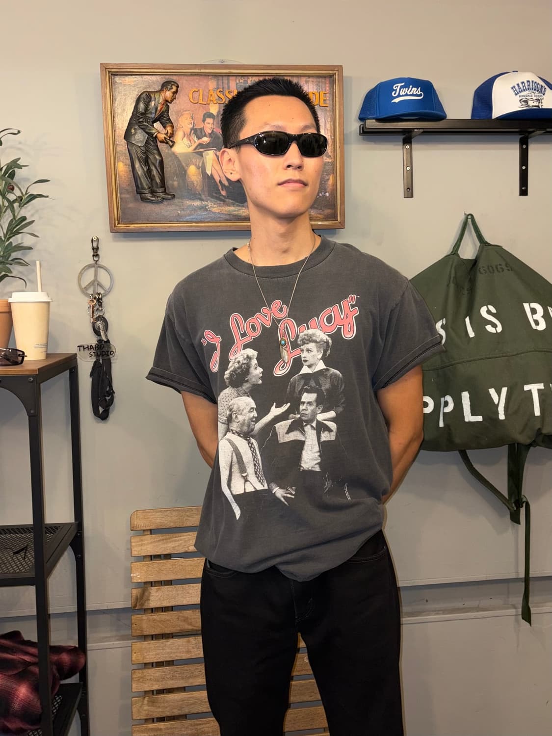 90‘s I Love Lucy rerun promo print T 상품이미지1