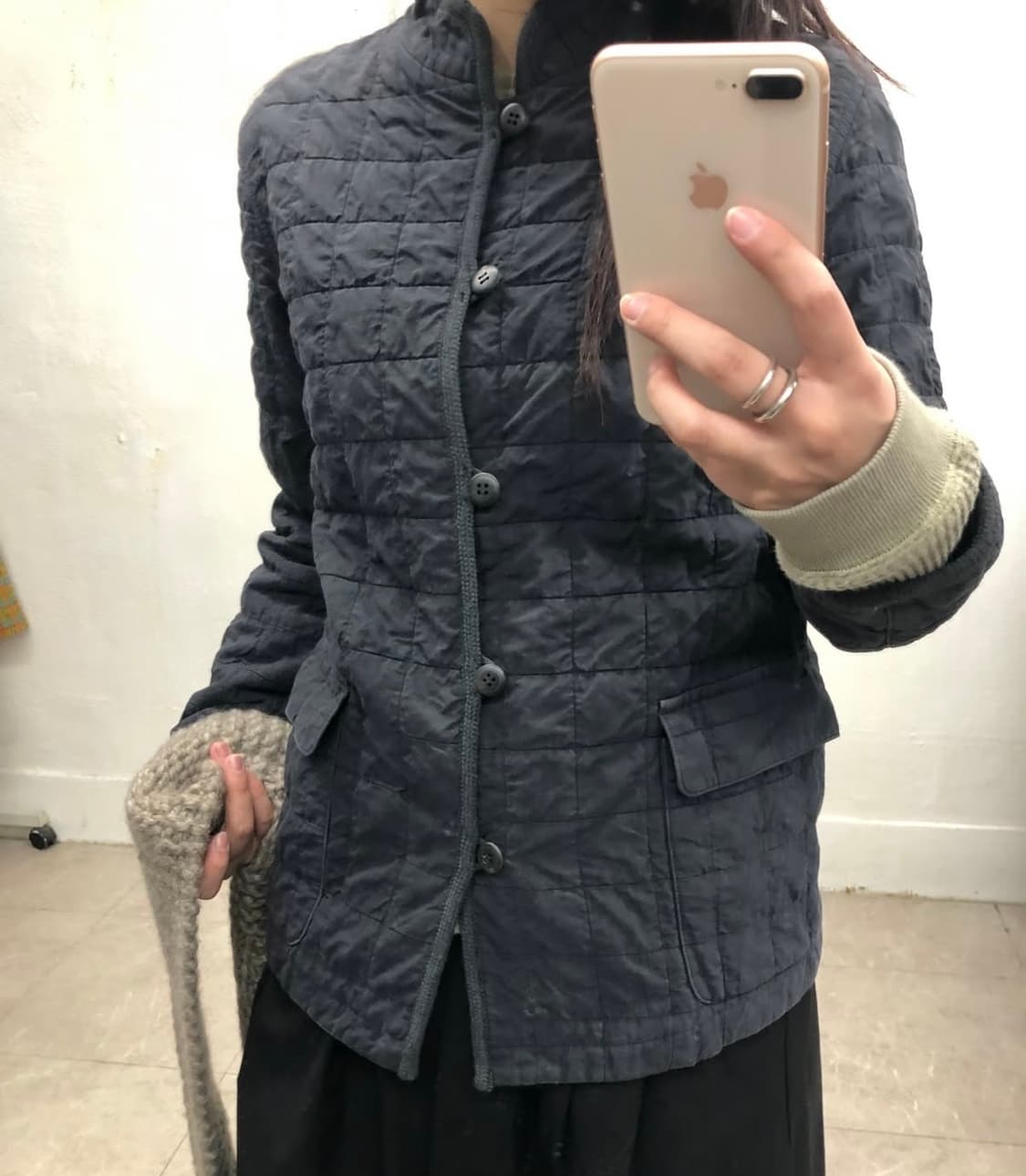 이세이 미야케 퀼팅 자켓 상품이미지1