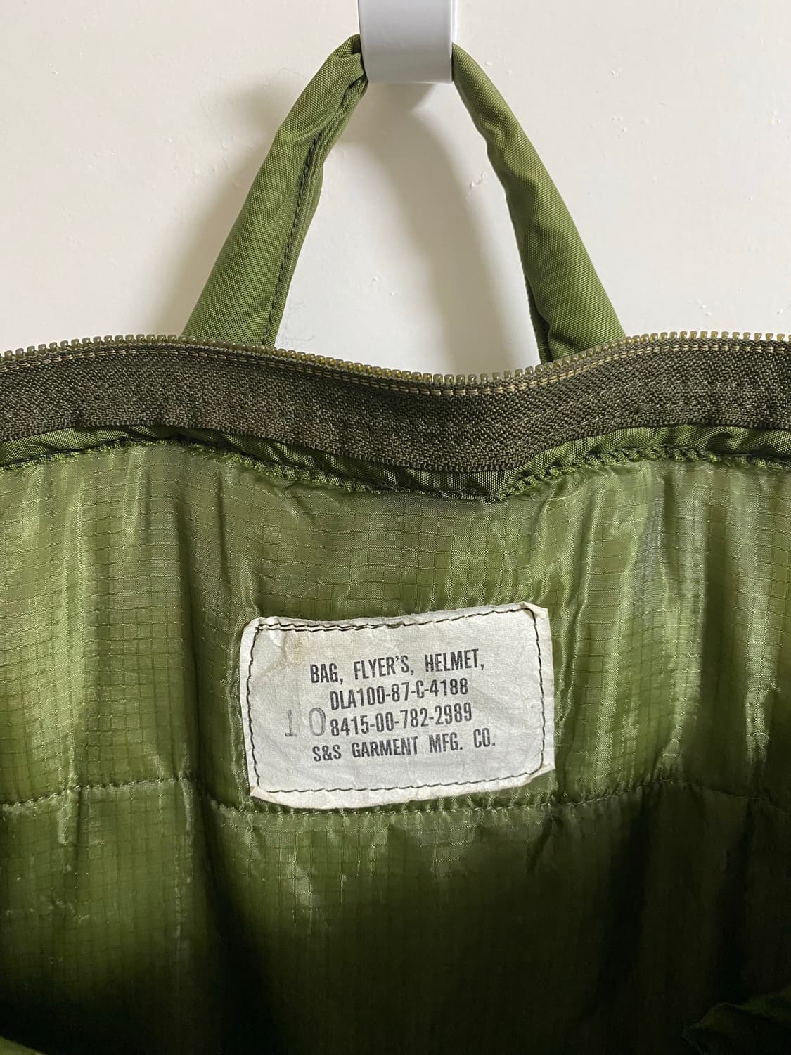 80s 미군 빈티지 헬멧백 상품이미지4
