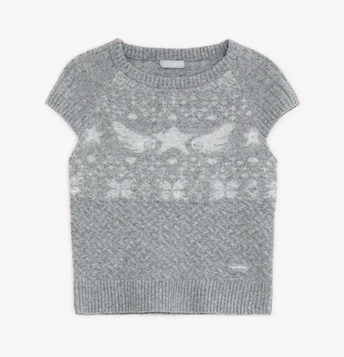 허그유어스킨 스타 윙 니트 탑 상품이미지1