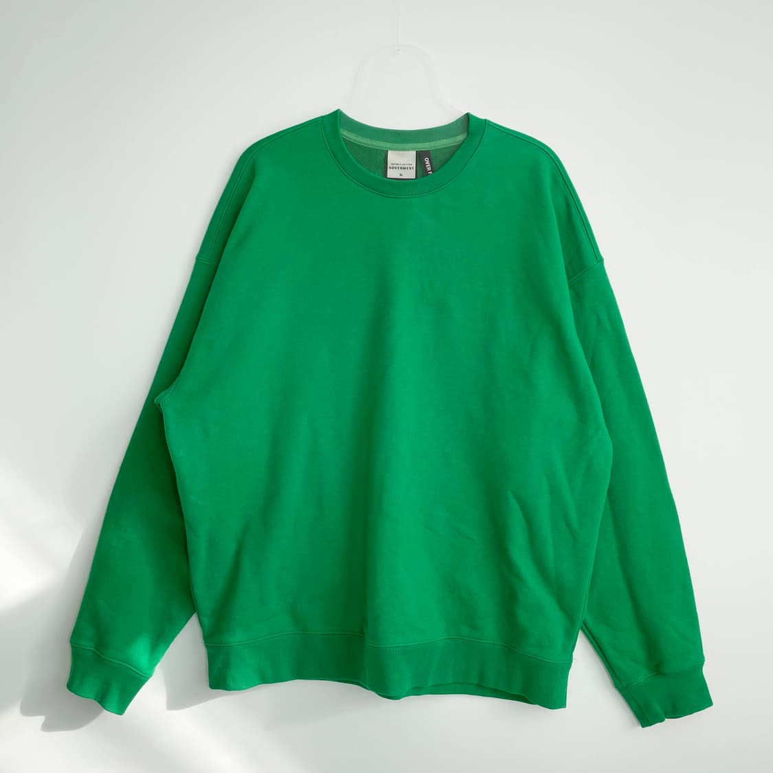 C1 소버먼트 오버핏 그린 맨투맨 티셔츠 XL사이즈 상품이미지1