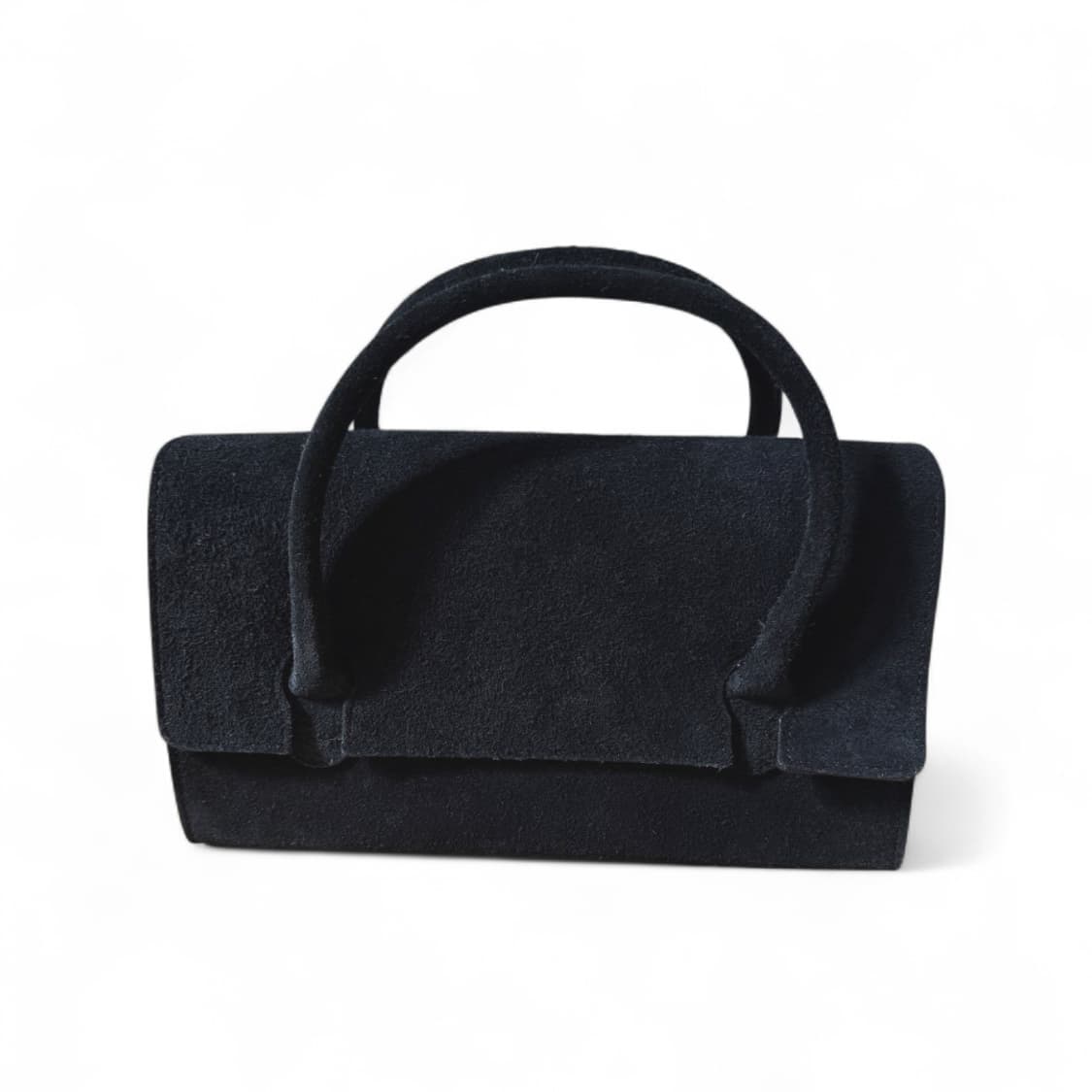 꼼데가르송 스웨이드 스퀘어 핸드백 상품이미지1