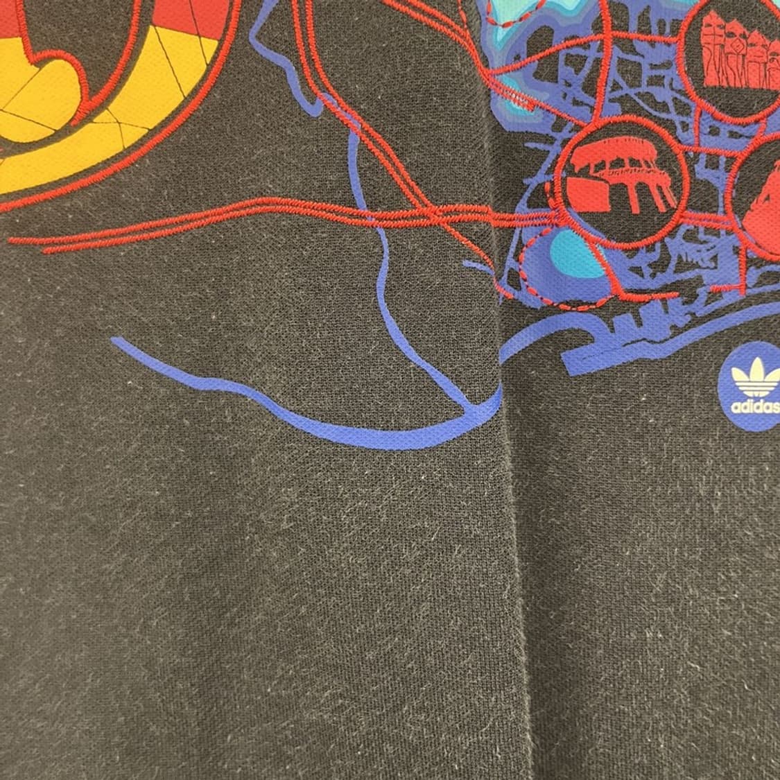 아디다스 올드스쿨 스트릿 펑크 바르셀로나 져지 집업 90 C10297 상품이미지8