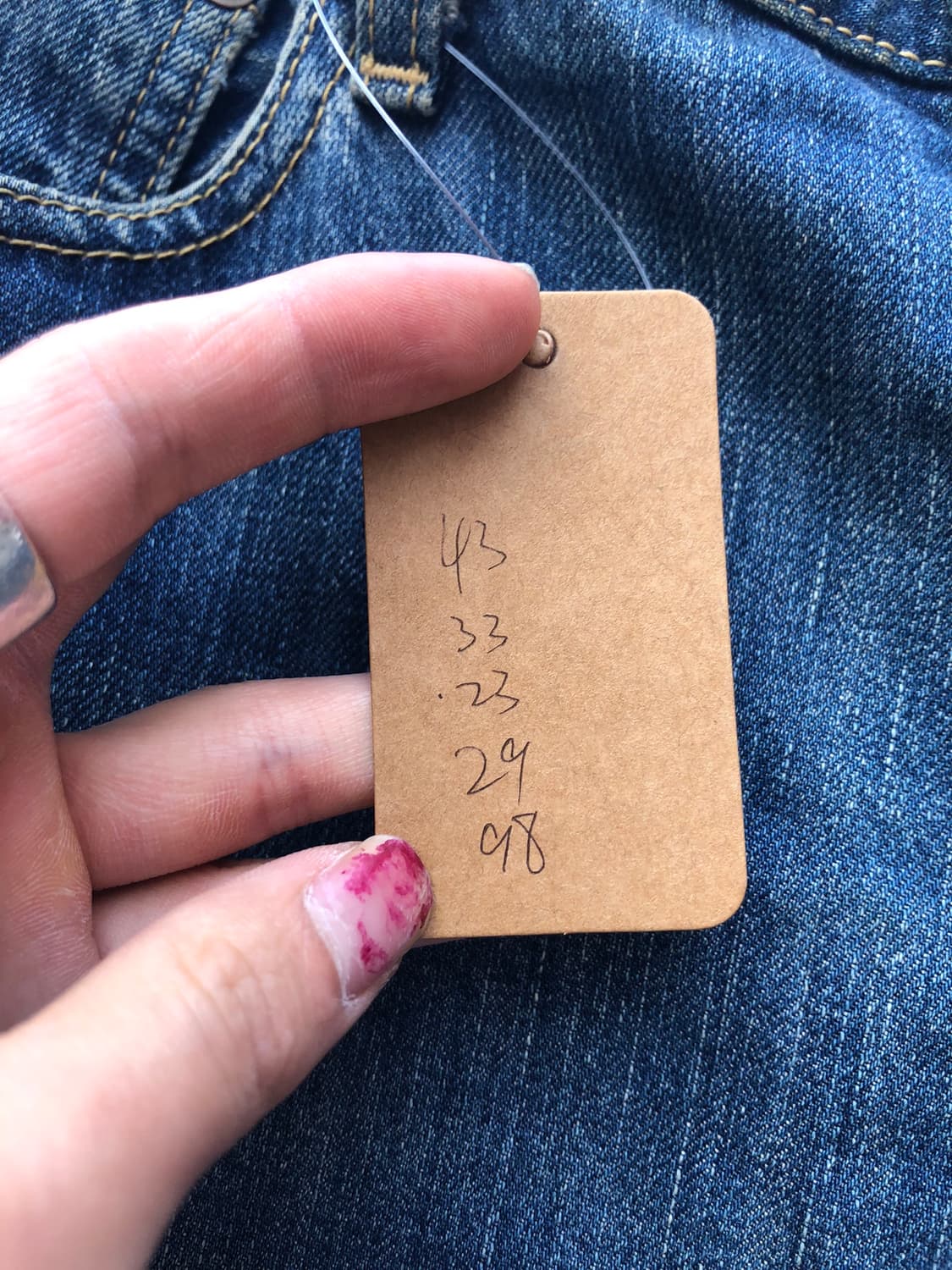 리바이스 502 재팬 데님팬츠  상품이미지10
