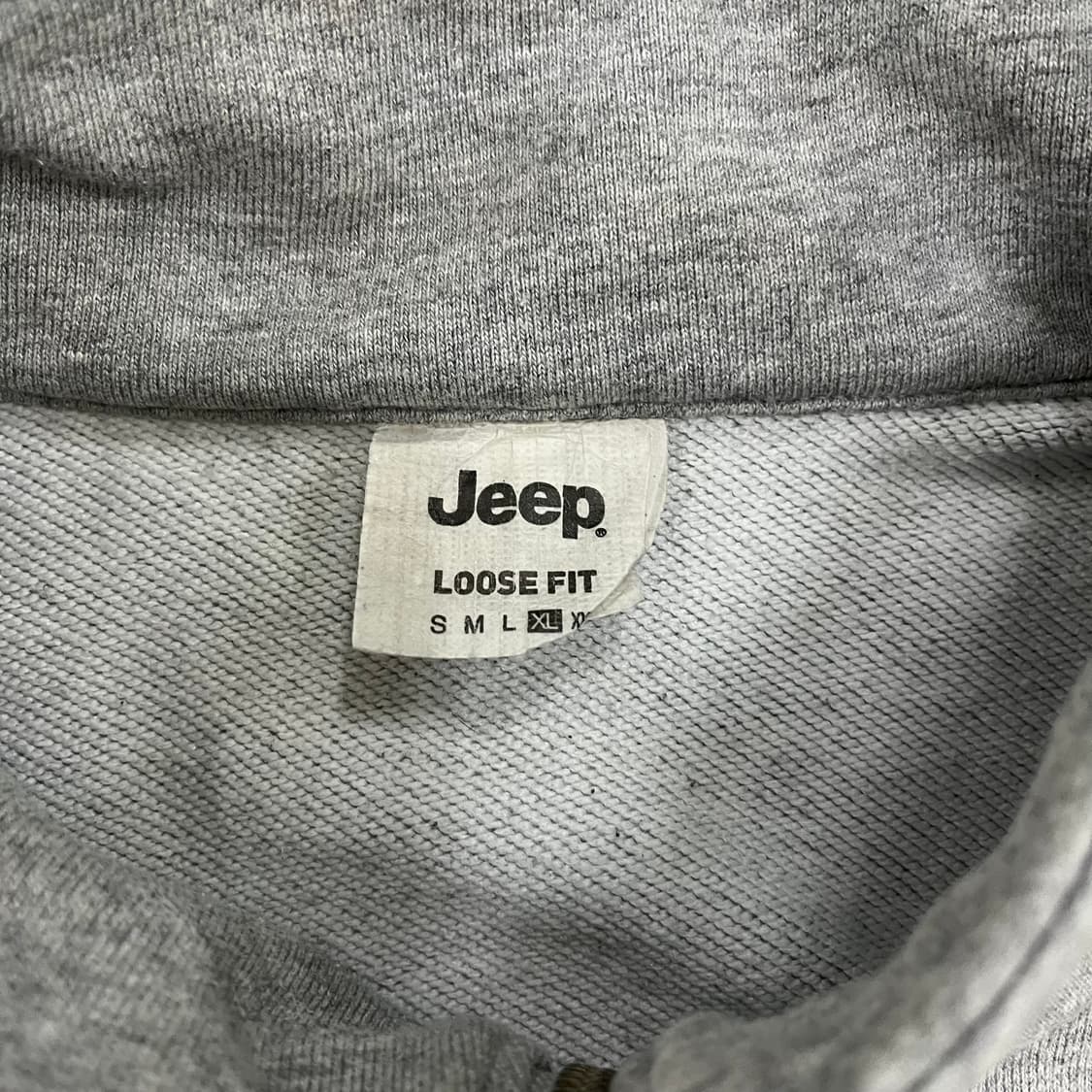 XL 지프 루즈핏 반집업 긴팔 맨투맨 0225M1 상품이미지2