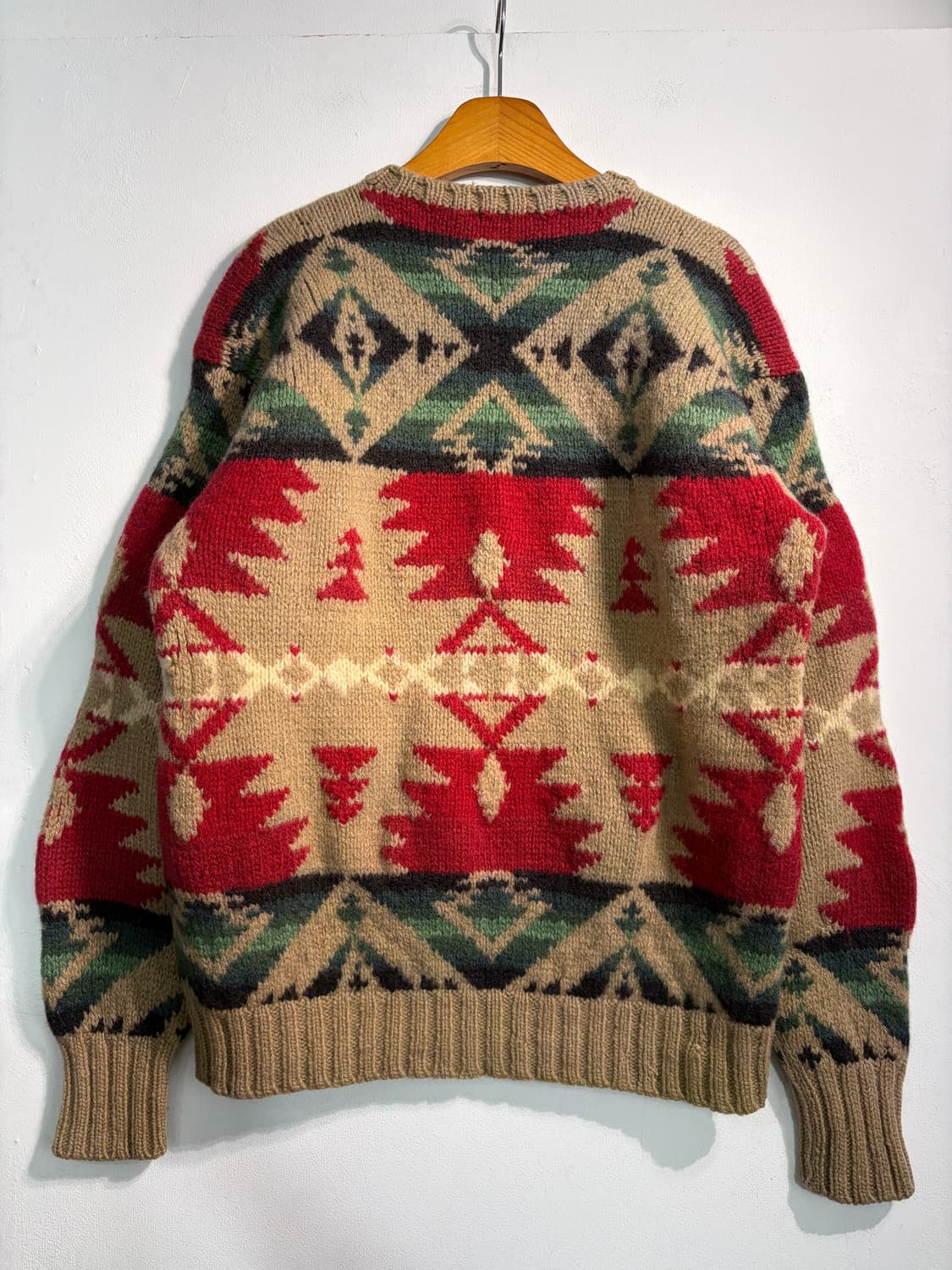 [L] Polo 폴로 나바호 wool 100% 핸드니트  상품이미지2