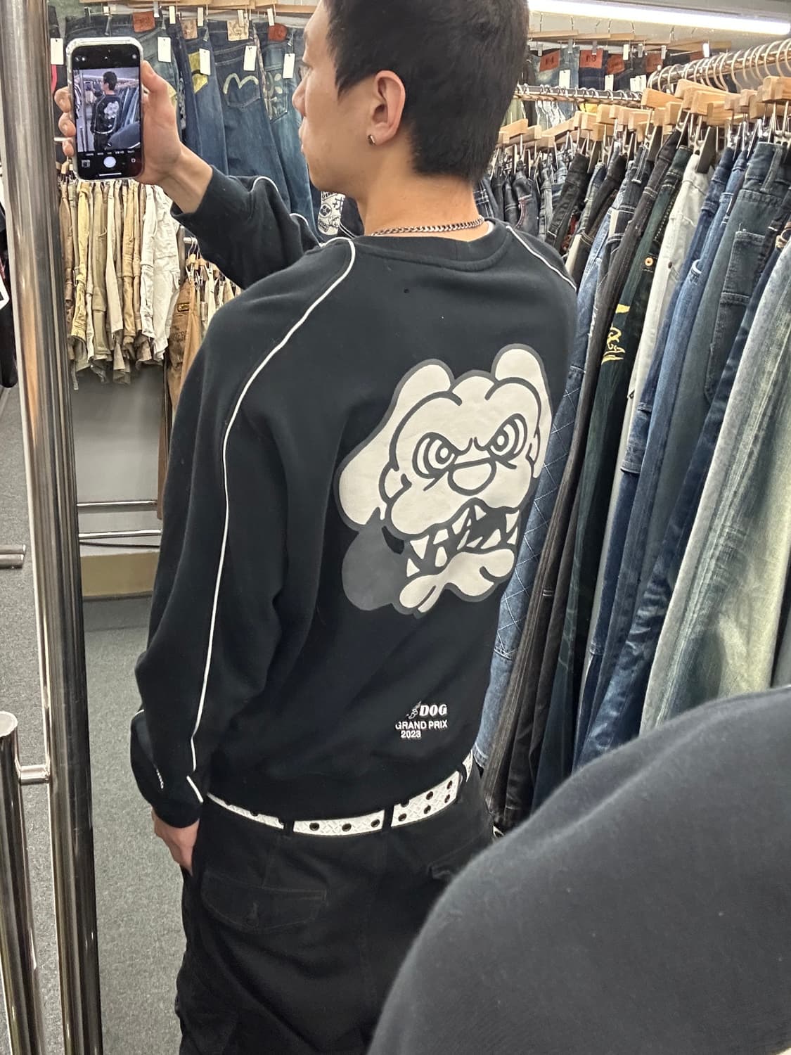 XL) 00s 나이키 슈독 백프린팅 맨투맨 상품이미지2