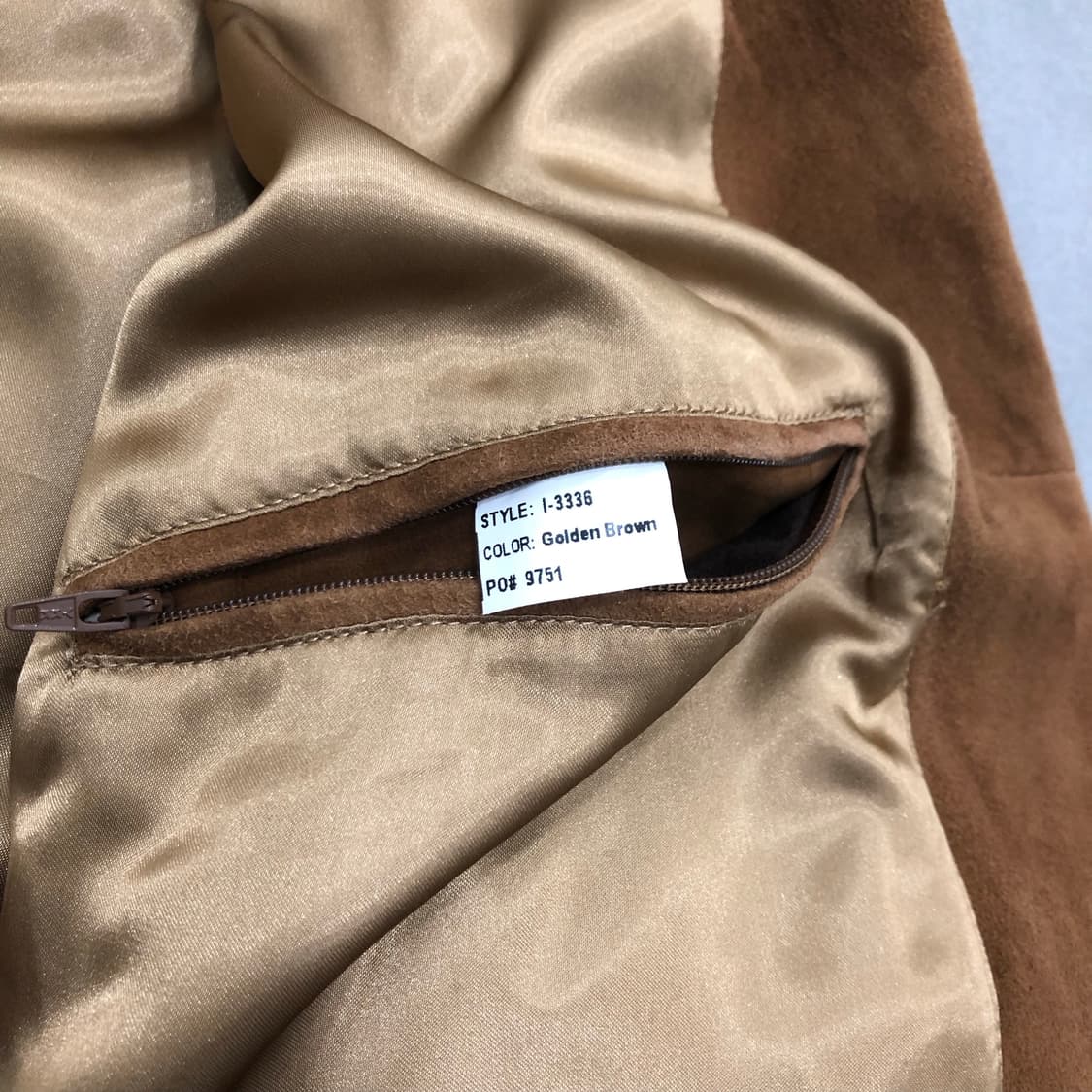 골든베어 스웨이드 가죽 레더 자켓 XXL 상품이미지4