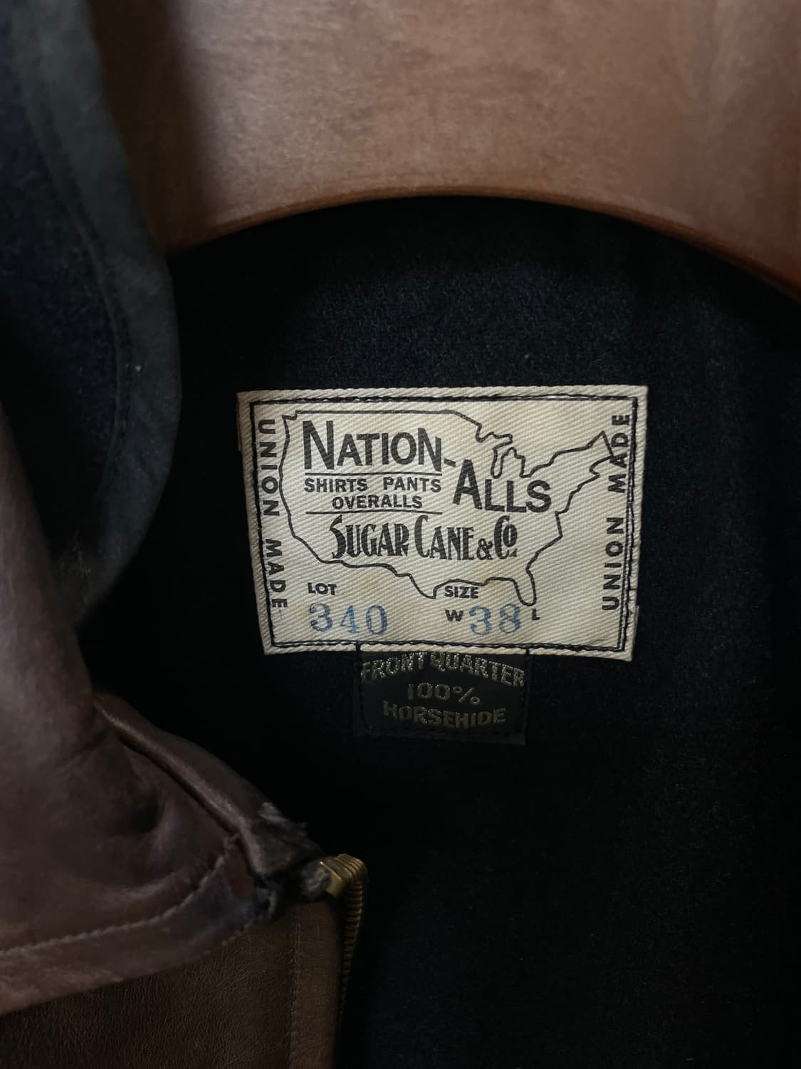 (38) sugar cane 슈카케인 홀스하이드 스포츠자켓 상품이미지8