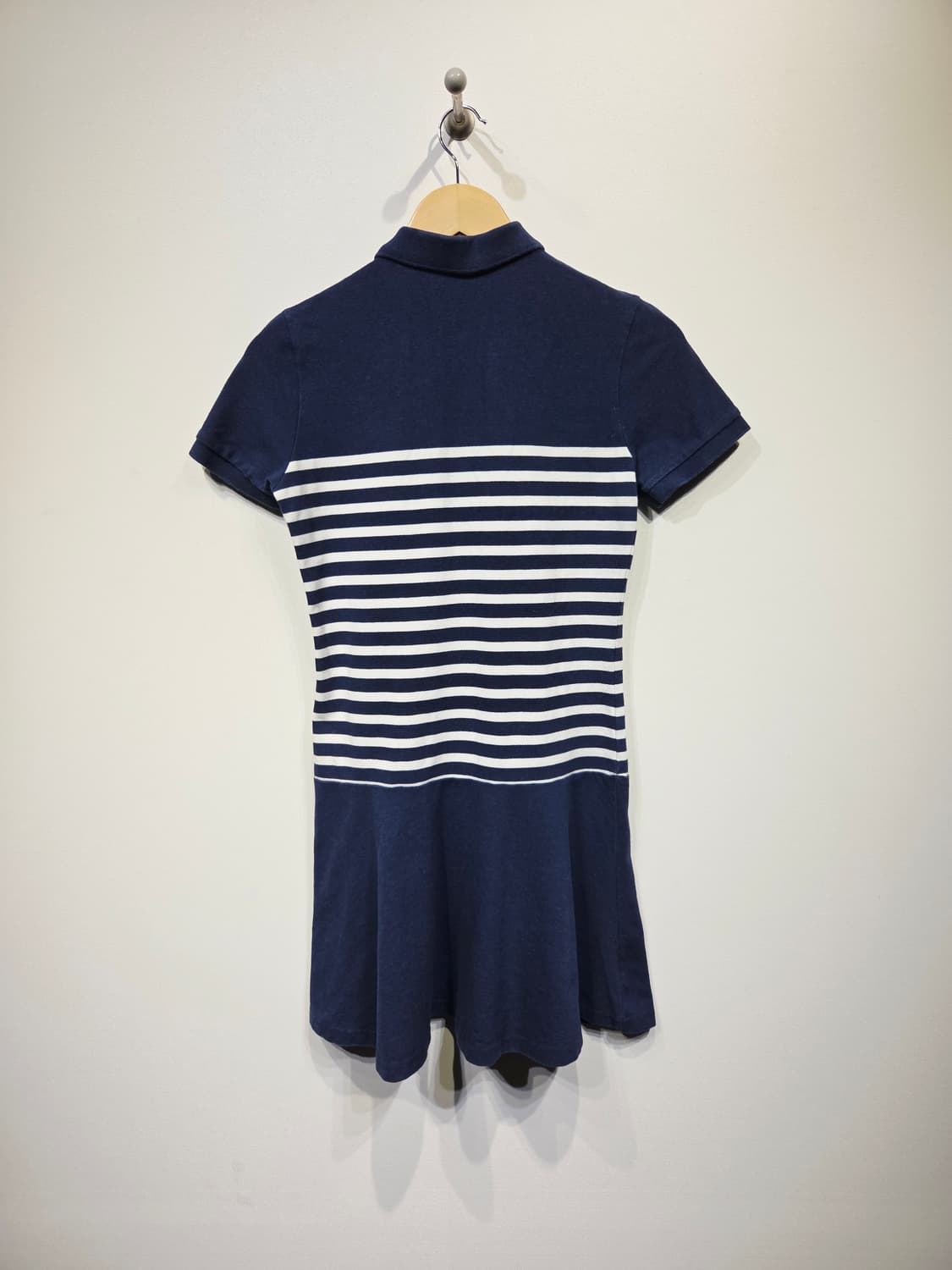라코스테 네이비 스트라이프 반팔 폴로 원피스 상품이미지5