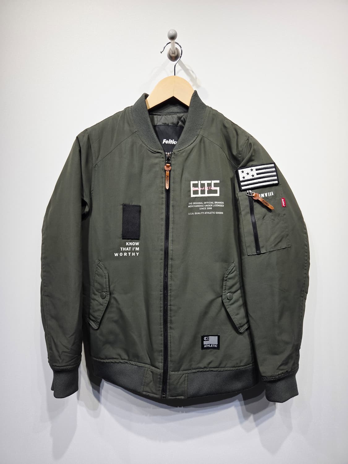 펠틱스 Feltics. 여자 밀리터리 항공점퍼_95 상품이미지1