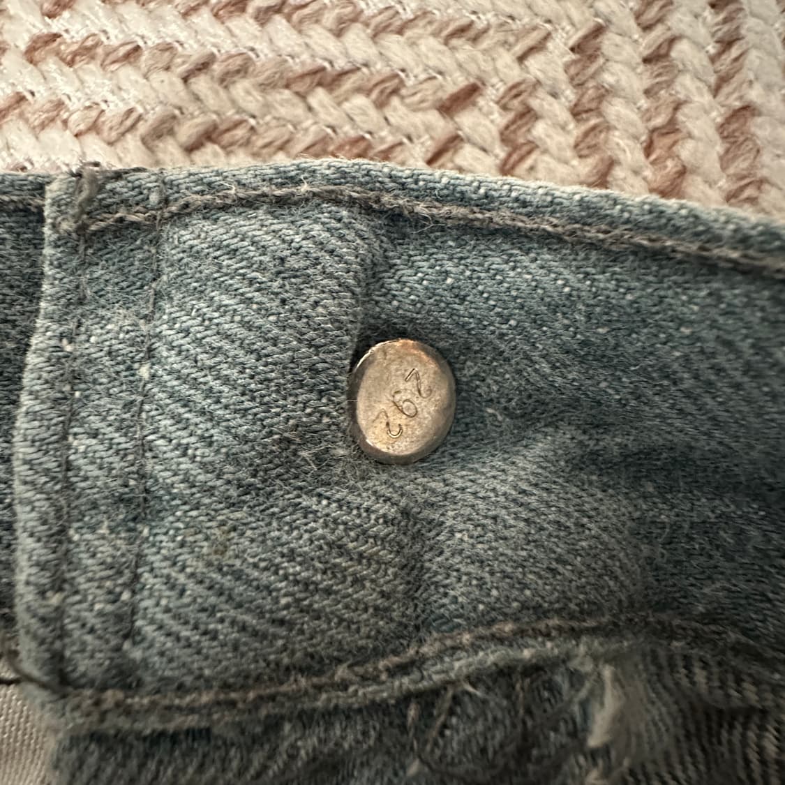 LEVI'S 501 spain made denim jeans 상품이미지3