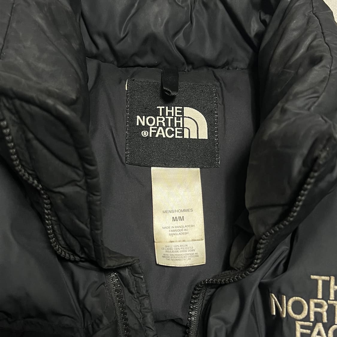 M 노스페이스 눕시 700 무광블랙 패딩 상품이미지4