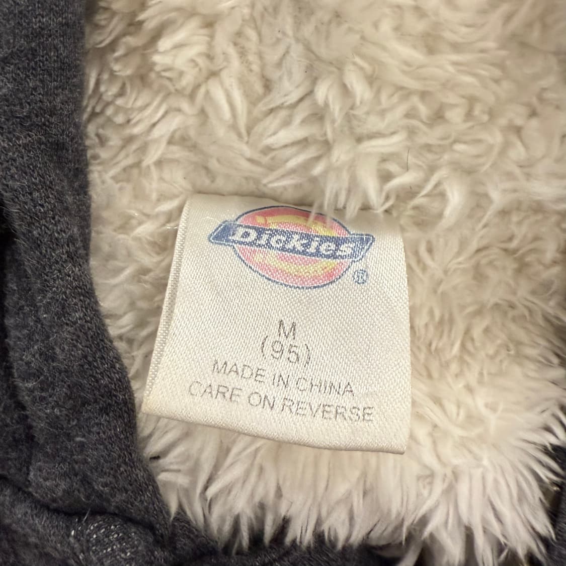 디키즈 그레이 양털 후드집업 상품이미지5