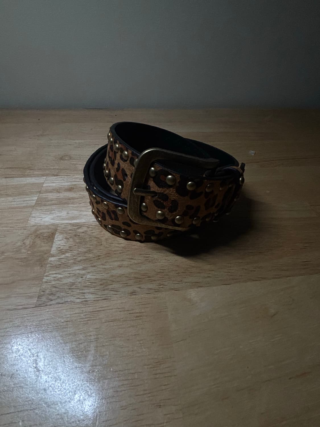빈티지 레오파드 호피 벨트 상품이미지2