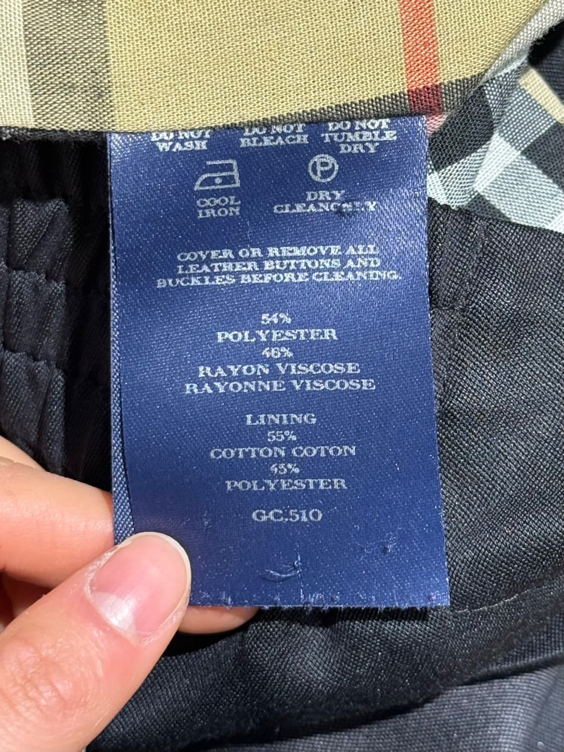 버버리 블랙 클래식 레이온 블루종 자켓 상품이미지9