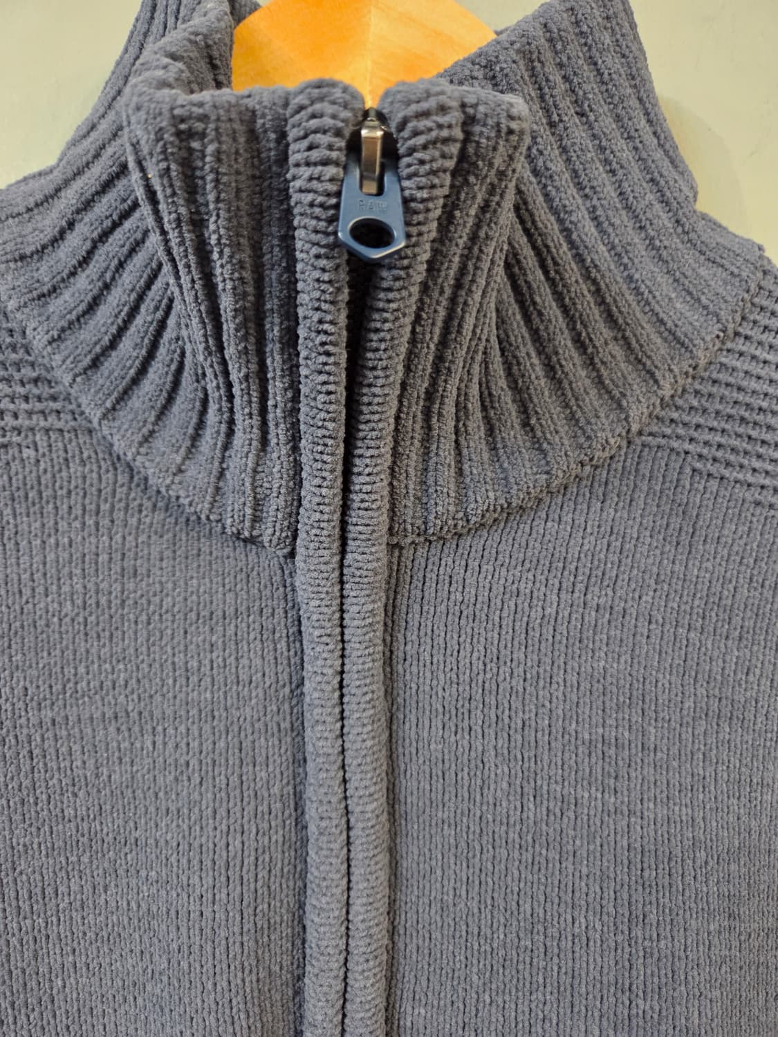 G-STAR 남성용 하프넥 니트 풀오버 그레이(L) 상품이미지3