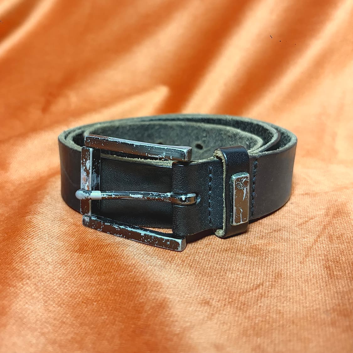 캘빈클라인 빈티지 리얼 레더 벨트 상품이미지1