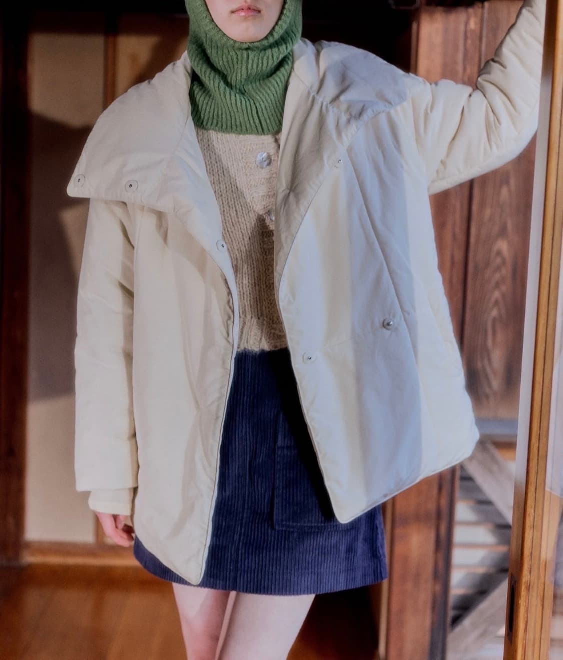 (정품/새상품) MIJEONG PARK 여성 크림 패디드 푸퍼 자켓 상품이미지4