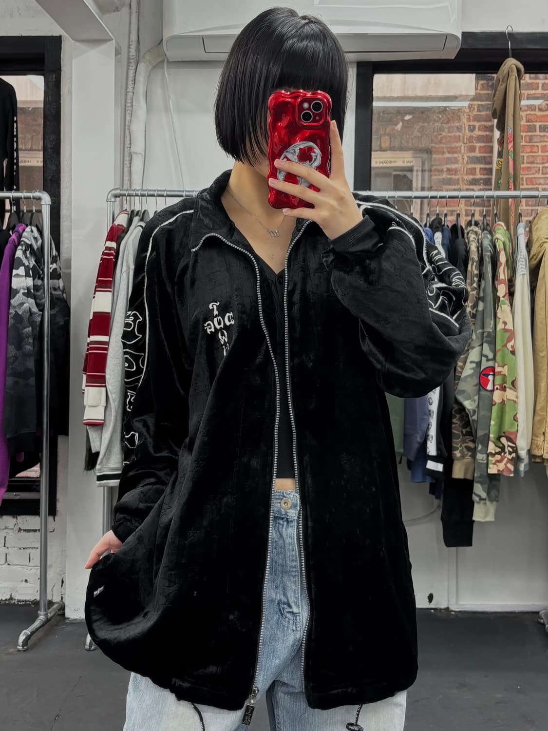 도그타운 사이드 로고 벨루어 자켓 상품이미지4